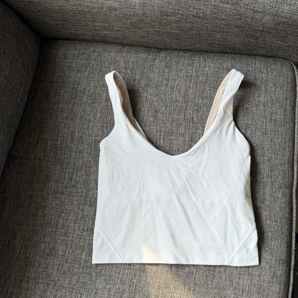 lululemon athletica White Tank Top
